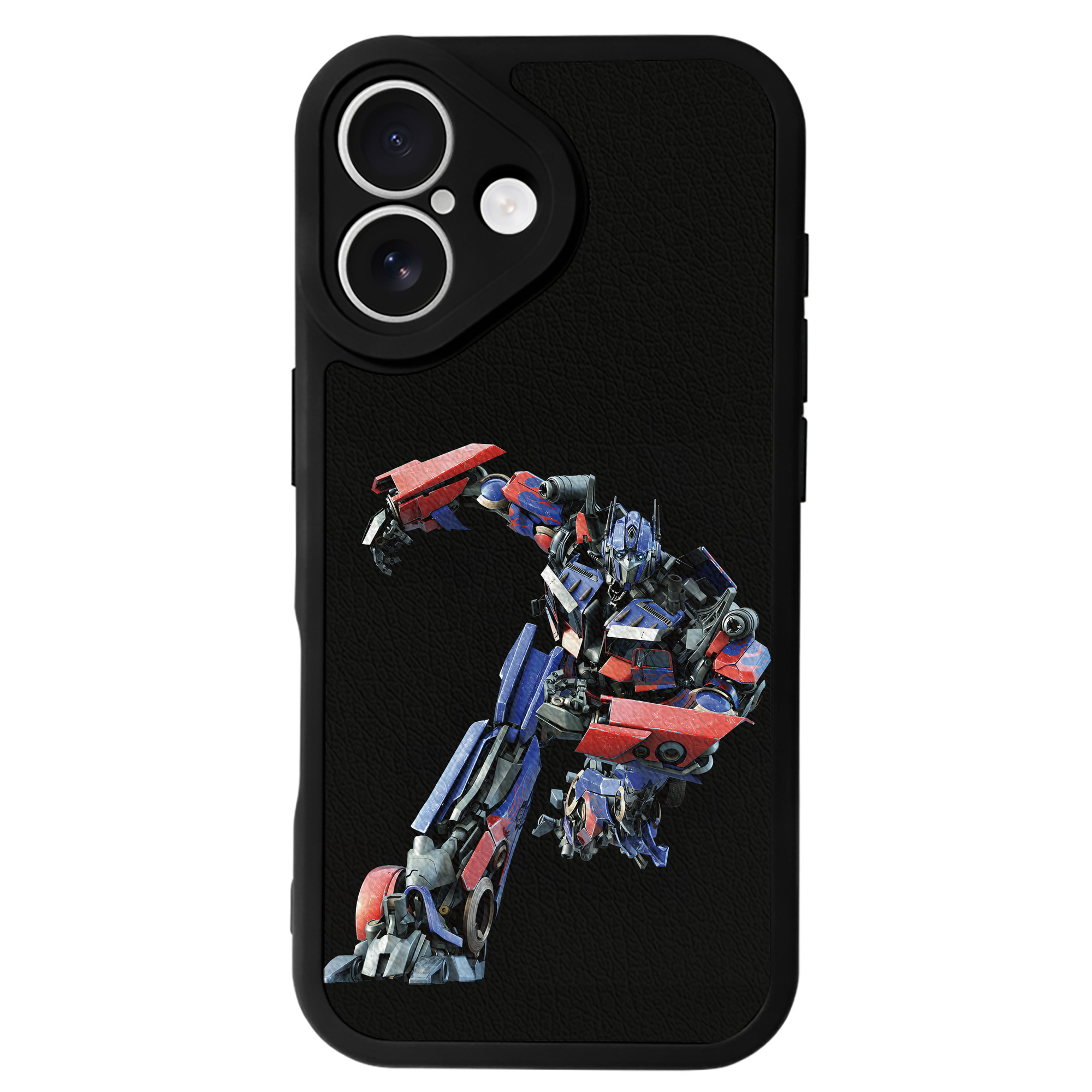 （画像用） Transformers トランスフォーマー 【iPhone 16シリーズ対応】シリコンスマホケース（レザー調） 材質：シリコン